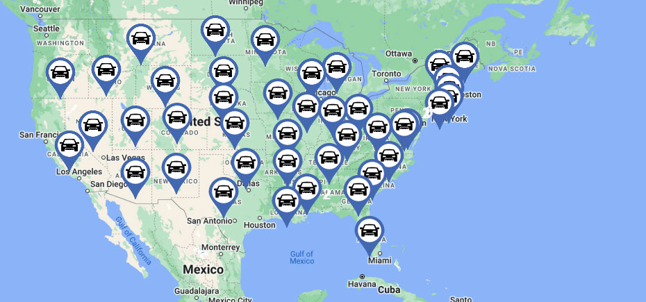 sell your car from these locations